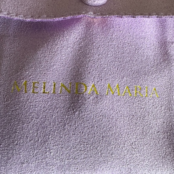 Melinda Maria - Hoops 2" Gold/White - Picture 5 of 5